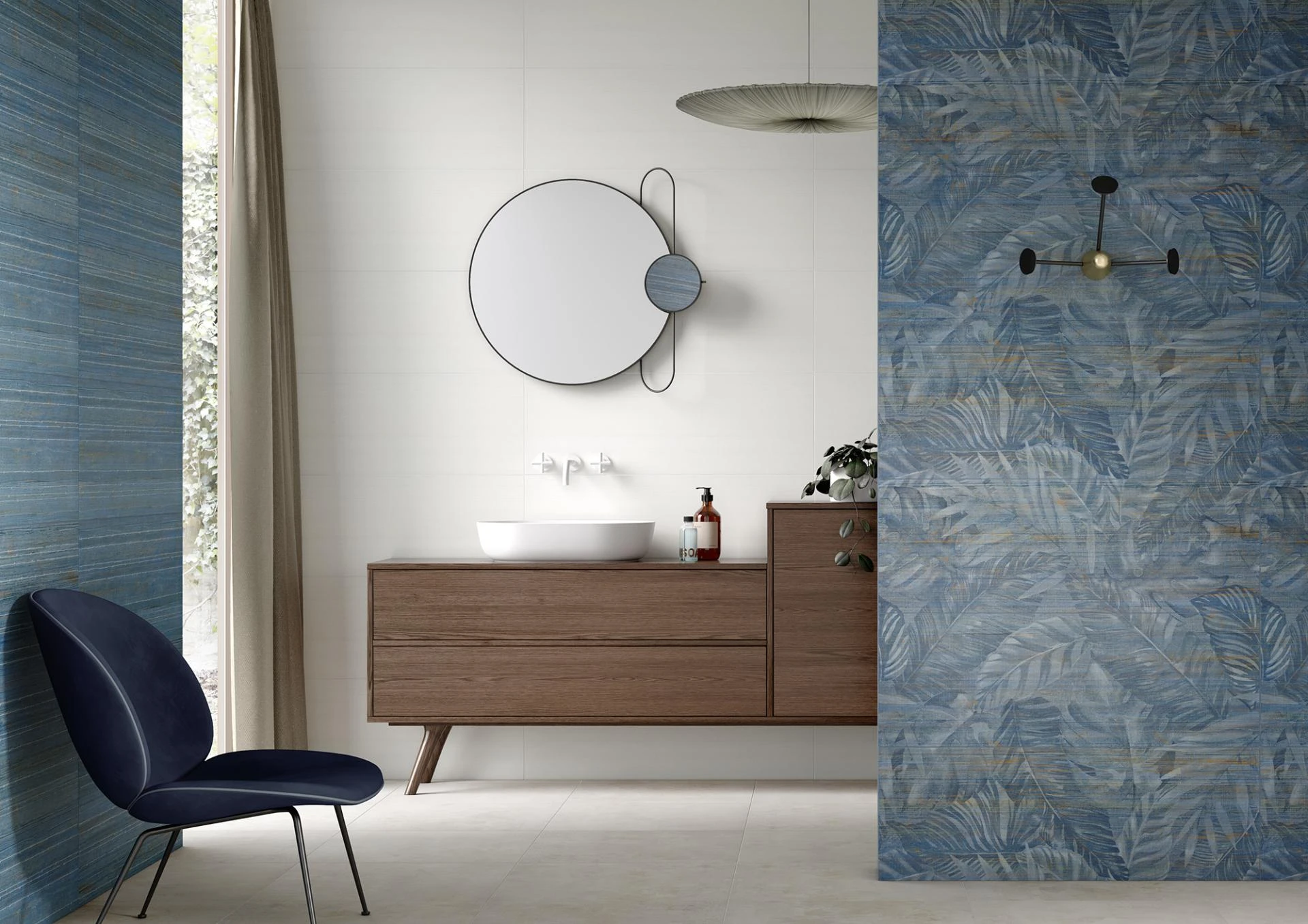 Wonderwall #6MM blue moon, blue jungle – Ceramic District