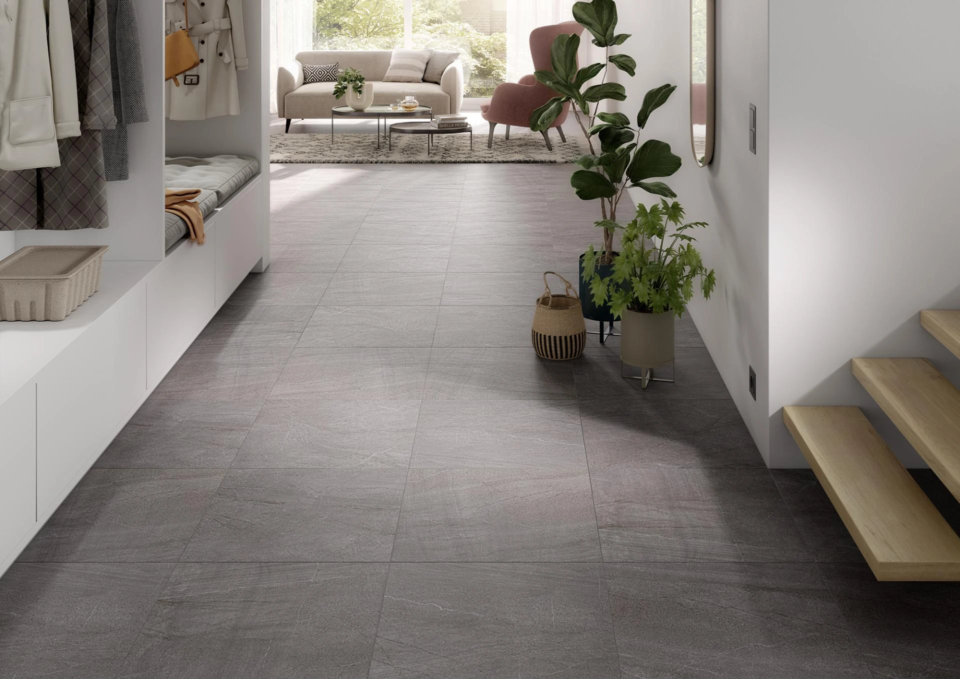 Hygge #6MM Y69080001 basalt 60×60 Feinsteinzeug, 6mm