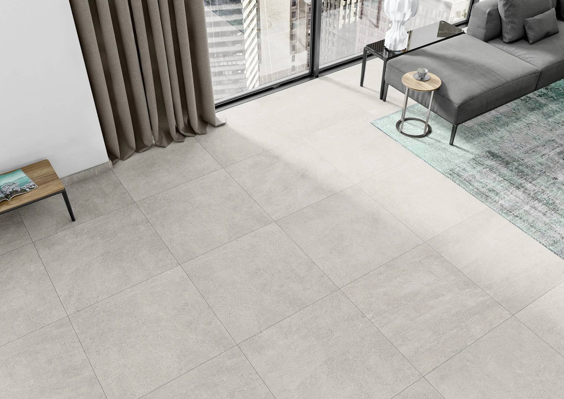 Steinwerk kiesel 75×75 Feinsteinzeug – Ceramic District