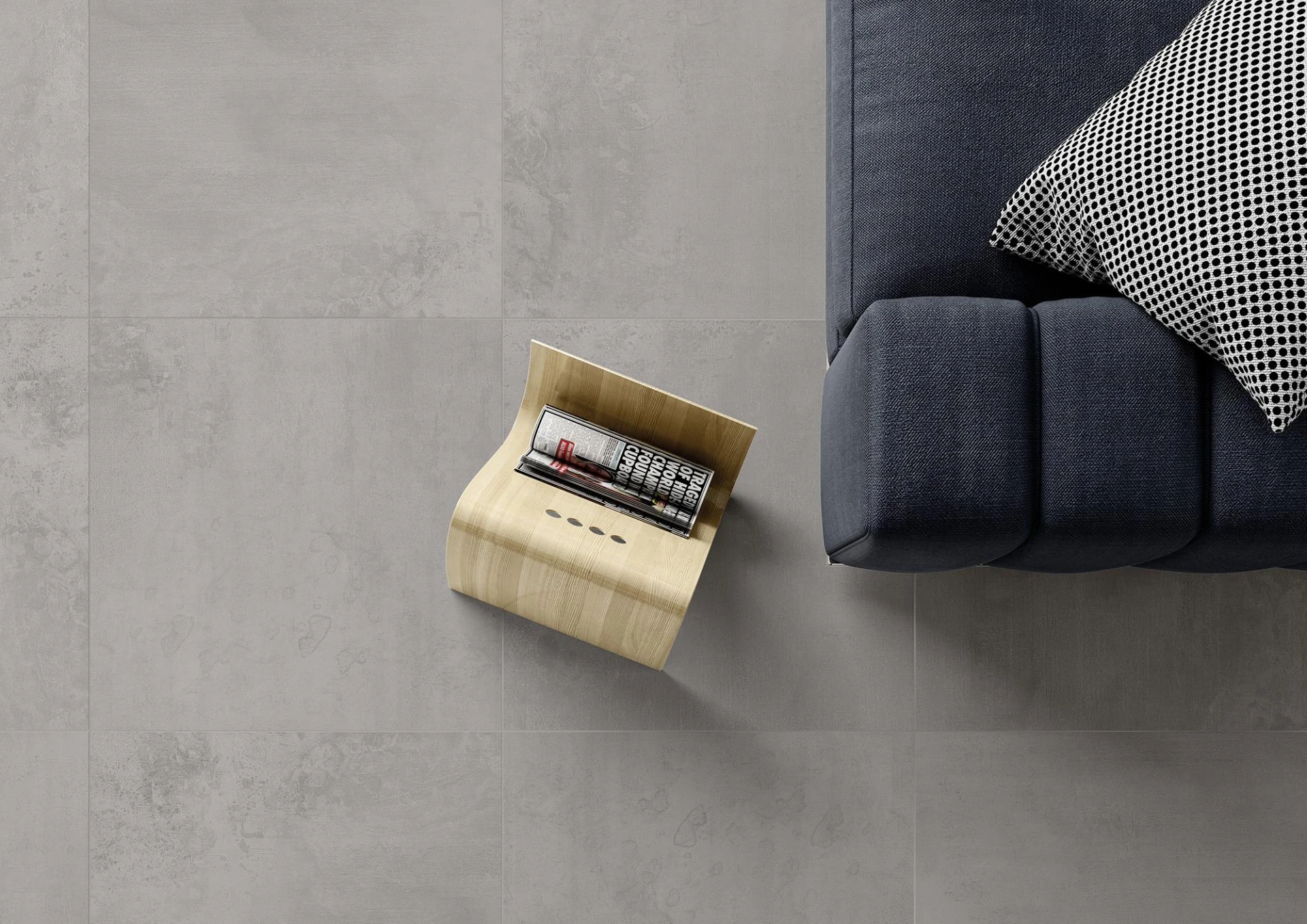 Thinactive steel 60×60 Feinsteinzeug – Ceramic District