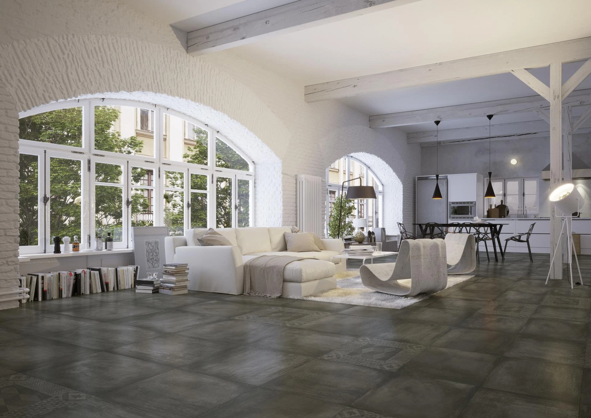 Uphill graphit Feinsteinzeug, graphit Dekor – Ceramic District