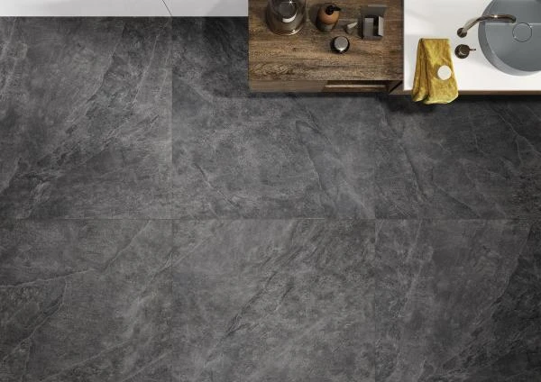 Kalmit #6mm grafit 120x120 Feinsteinzeug - Ceramic District