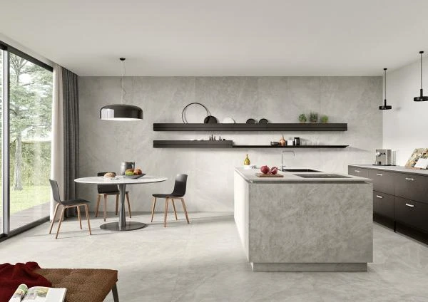 Kalmit #6mm taupe 120x120 Feinsteinzeug - Ceramic District