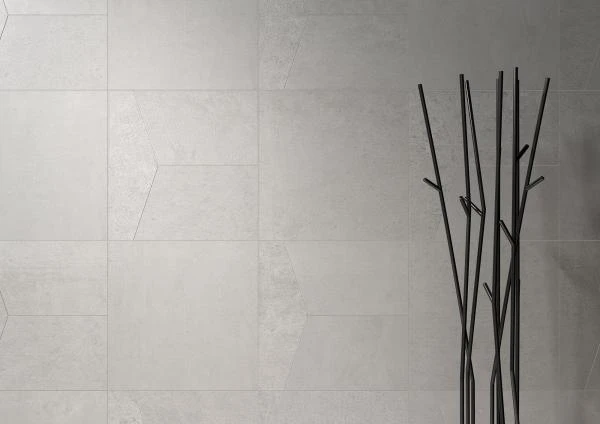 Tecno Docks grau 120x120 Feinsteinzeug, Formteile und Zuschnitte - Ceramic District